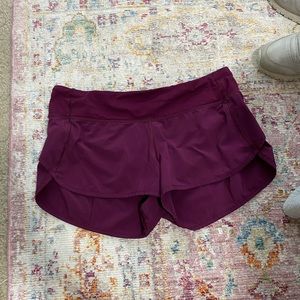 Lululemon speed shorts